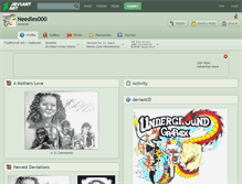 Tablet Screenshot of needles000.deviantart.com