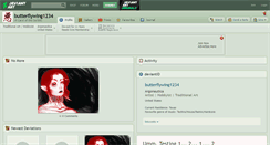 Desktop Screenshot of butterflywing1234.deviantart.com