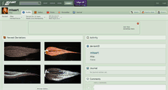 Desktop Screenshot of misaart.deviantart.com