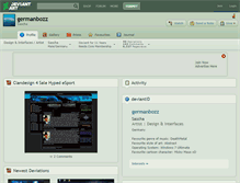 Tablet Screenshot of germanbozz.deviantart.com