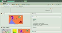 Desktop Screenshot of kyote.deviantart.com