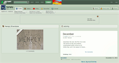 Desktop Screenshot of hemply.deviantart.com