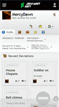 Mobile Screenshot of mercydawn.deviantart.com
