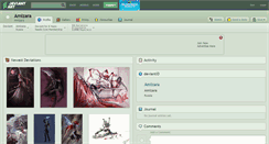 Desktop Screenshot of amizara.deviantart.com