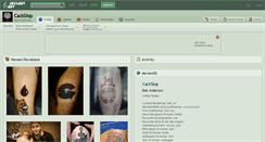 Desktop Screenshot of cackslop.deviantart.com