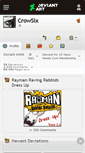 Mobile Screenshot of crowsix.deviantart.com