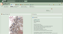 Desktop Screenshot of goldflower92.deviantart.com