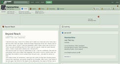 Desktop Screenshot of hammertime.deviantart.com
