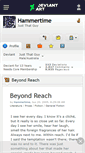Mobile Screenshot of hammertime.deviantart.com