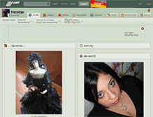 Tablet Screenshot of hecatae.deviantart.com