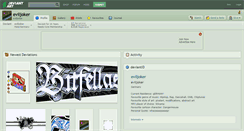 Desktop Screenshot of eviljoker.deviantart.com