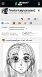 Mobile Screenshot of finalfantasyyunasan2.deviantart.com