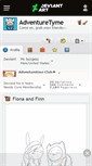 Mobile Screenshot of adventuretyme.deviantart.com