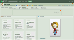 Desktop Screenshot of everwalker.deviantart.com
