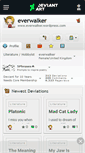 Mobile Screenshot of everwalker.deviantart.com