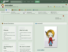 Tablet Screenshot of everwalker.deviantart.com