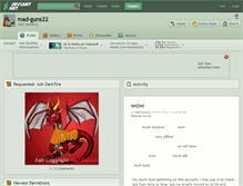 Tablet Screenshot of mad-guns22.deviantart.com