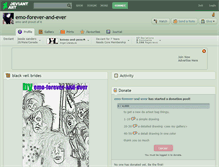 Tablet Screenshot of emo-forever-and-ever.deviantart.com