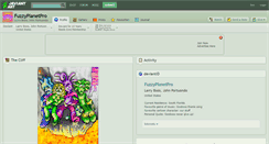 Desktop Screenshot of fuzzyplanetpro.deviantart.com