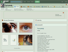 Tablet Screenshot of furryandy.deviantart.com