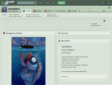Tablet Screenshot of cenoslave.deviantart.com