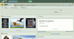 Desktop Screenshot of gegart.deviantart.com