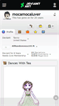 Mobile Screenshot of mocamocaluver.deviantart.com