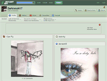 Tablet Screenshot of darknessm17.deviantart.com