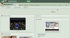 Desktop Screenshot of mastergamer241.deviantart.com