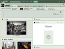 Tablet Screenshot of papagall.deviantart.com