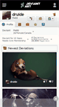 Mobile Screenshot of druide.deviantart.com