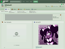 Tablet Screenshot of djstatustri.deviantart.com