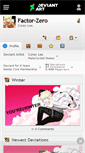 Mobile Screenshot of factor-zero.deviantart.com
