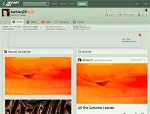 Tablet Screenshot of barbieq25.deviantart.com