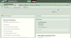Desktop Screenshot of lordofthegeeks.deviantart.com