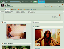 Tablet Screenshot of an-droid.deviantart.com