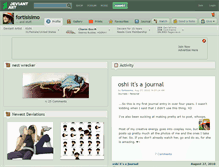 Tablet Screenshot of fortisisimo.deviantart.com