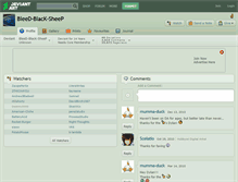 Tablet Screenshot of bleed-black-sheep.deviantart.com