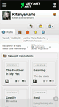 Mobile Screenshot of kitanyamarie.deviantart.com