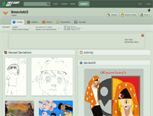 Tablet Screenshot of iknowlots5.deviantart.com