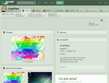 Tablet Screenshot of chasefase.deviantart.com