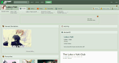 Desktop Screenshot of luka-x-yuki.deviantart.com