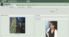 Desktop Screenshot of orangeisblue.deviantart.com