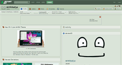 Desktop Screenshot of mrwhiteeye.deviantart.com