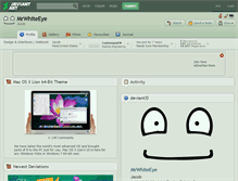 Tablet Screenshot of mrwhiteeye.deviantart.com