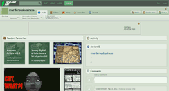 Desktop Screenshot of murderousbusiness.deviantart.com
