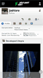 Mobile Screenshot of joshlore.deviantart.com