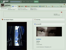 Tablet Screenshot of joshlore.deviantart.com