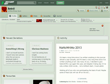Tablet Screenshot of betnii.deviantart.com