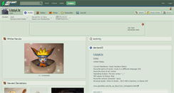 Desktop Screenshot of lizzyliz.deviantart.com